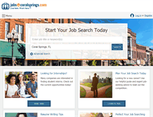 Tablet Screenshot of jobsincoralsprings.com